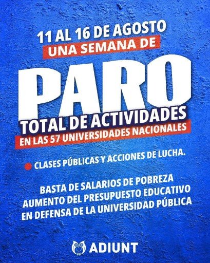 ADIUNT en paro total 